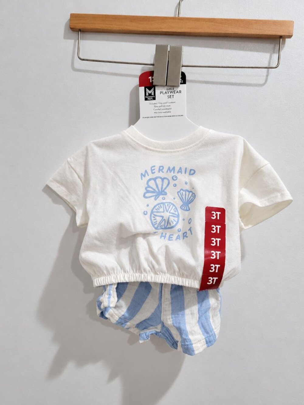 Members mark Mermaid at heart short set 3T